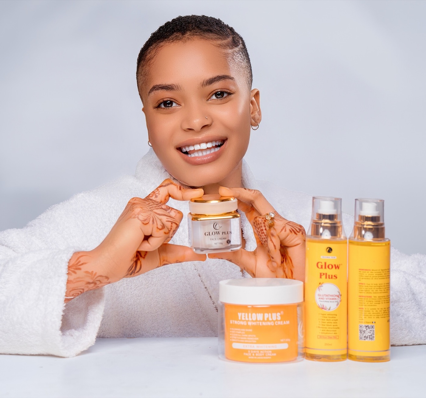 Original Plus customer with the full Glow Plus collection