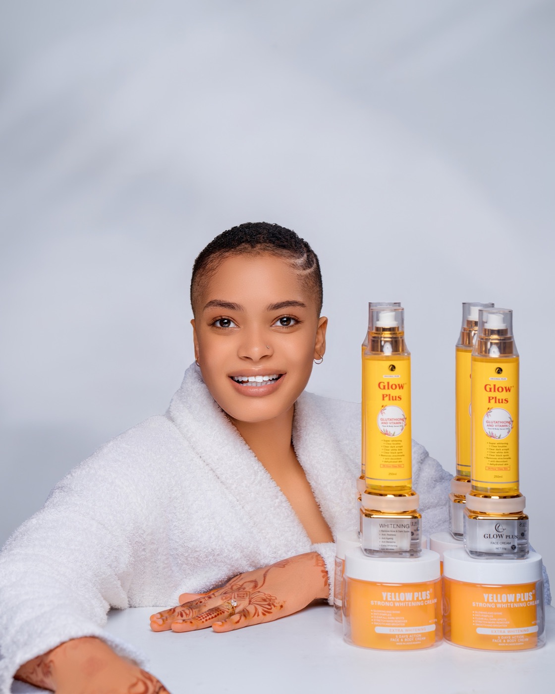 Original Plus skincare photoshoot